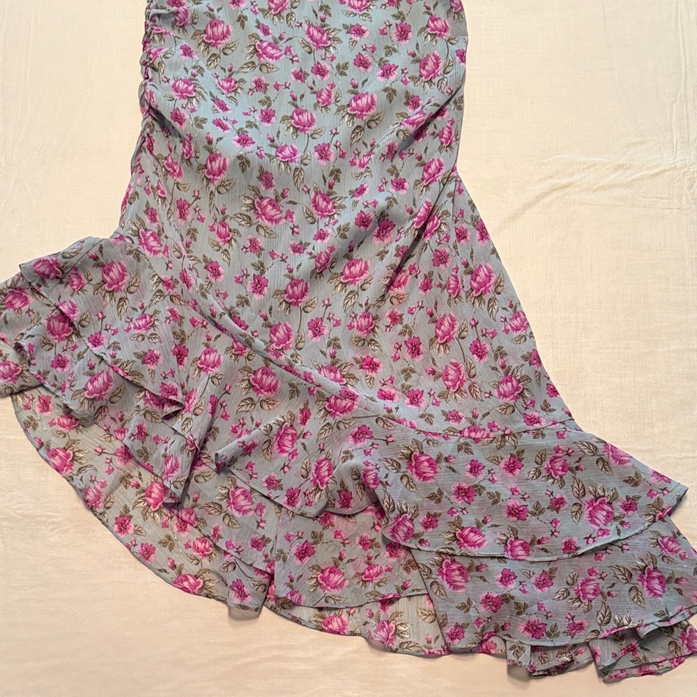 Astr Women's Pink Green One-Shoulder Asymmetrical Dress Size M - Picture 11 of 16